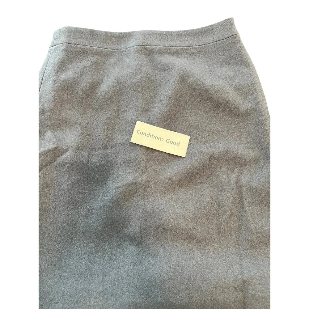 J.Crew The Pencil Skirt Gray Wool Blend Tailored Career Midi Skirt Size 2‎
